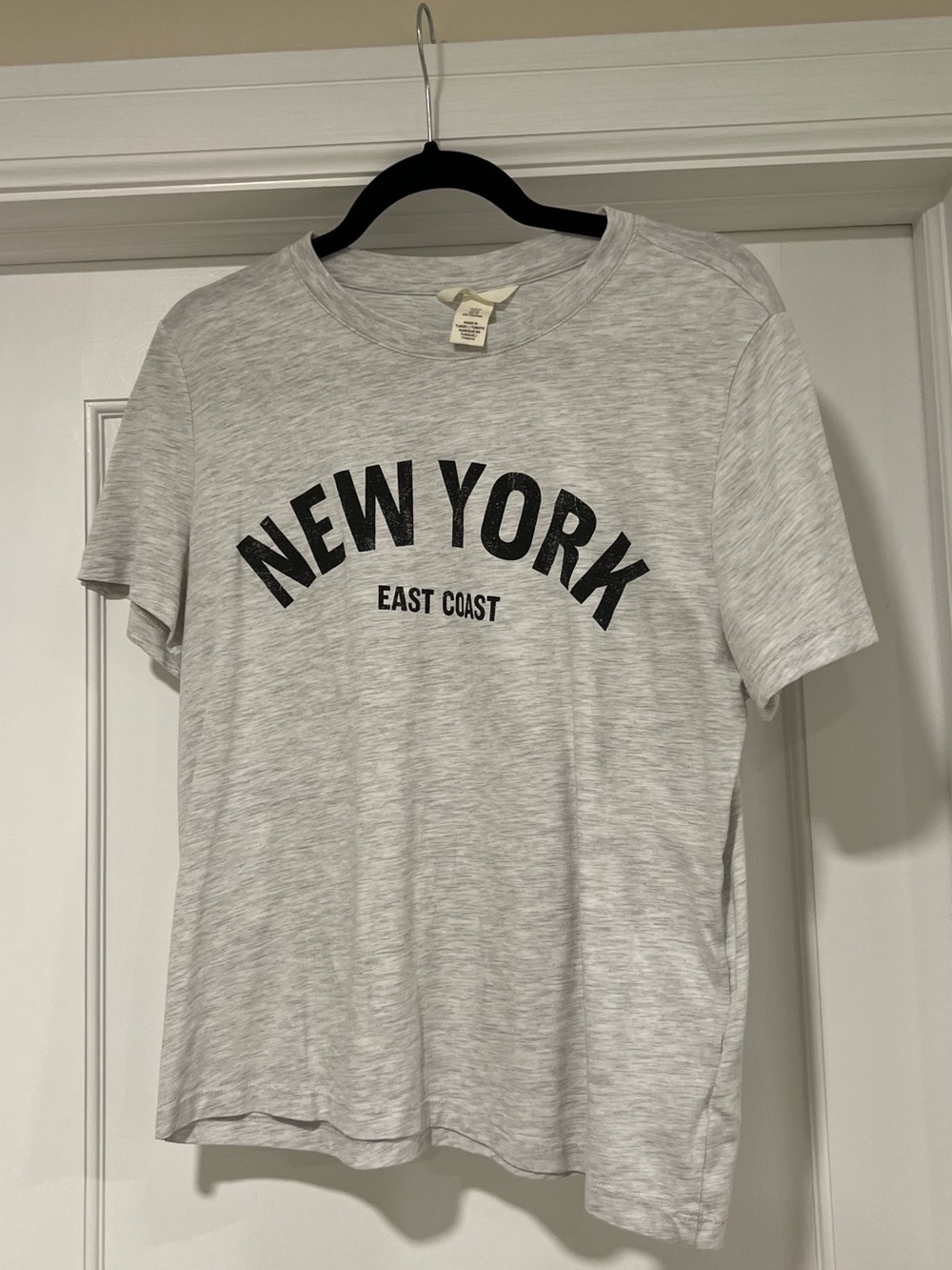 H&M Light Gray Heather Crewneck Tee